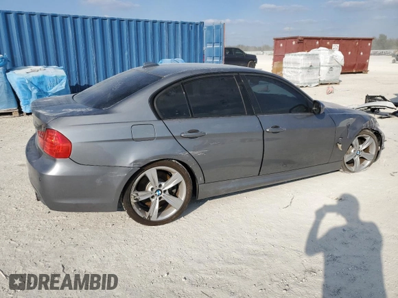 2011 BMW 3 Series 335i with VIN WBAPM5C58BE578468, listed as a Copart auction lot 44520795 with 141,162 mi miles and Salvage Title. Bid and sale history available at carsss.com. Image 3.