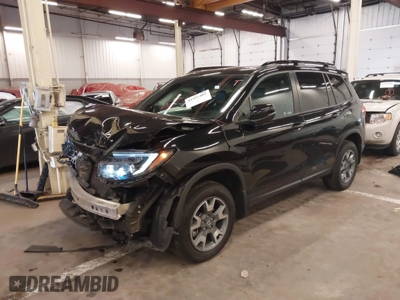 2023 Honda Passport TrailSport with VIN 5FNYF8H64PB016819, listed as a IAAI auction lot 41997402 with 22,106 mi miles and . Bid and sale history available at DreamBid. Image 6.