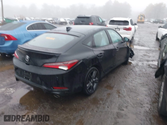 2023 Acura Integra w/A-Spec Package with VIN 19UDE4H35PA026687, listed as a IAAI auction lot 41549935 with 27,834 mi miles and . Bid and sale history available at DreamBid. Image 4.