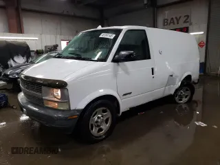 2003 Chevrolet Astro Cargo with VIN 1GCDM19X53B103984, listed as a Copart auction lot 46184145 with 214,147 mi miles and Salvage Title. Bid and sale history available at carsss.com. Image 1.