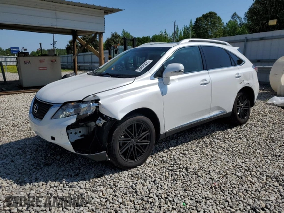 2011 Lexus RX 350 with VIN 2T2ZK1BA2BC062064, listed as a Copart auction lot 53450035 with 75,075 mi miles and Salvage Title. Bid and sale history available at DreamBid. Image 1.