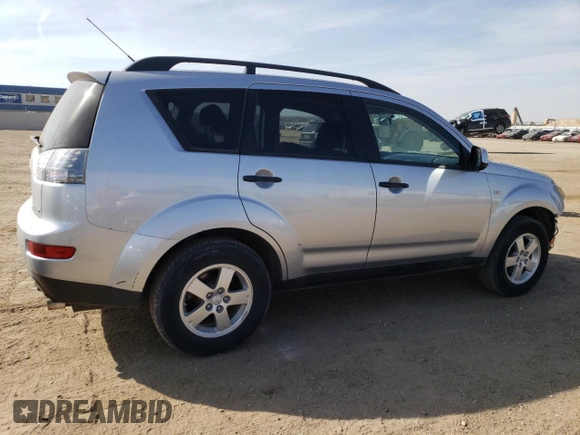 2007 Mitsubishi Outlander LS z VIN JA4MT31X57Z012313, wystawiony jako Copart lot #48812055 z przebiegiem 139 066 mil mil oraz Szkoda całkowita • Salvage title. Historia ofert i sprzedaży dostępna na DreamBid. Obrazek 3.