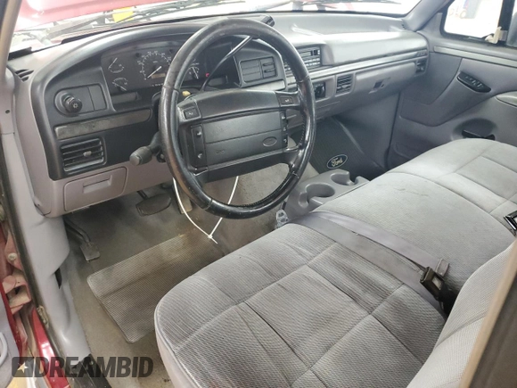 1995 Ford F-150 with VIN 1FTEF14NXSNA76234, listed as a Copart auction lot 52021645 with 168,695 mi miles and Salvage Title. Bid and sale history available at carsss.com. Image 8.