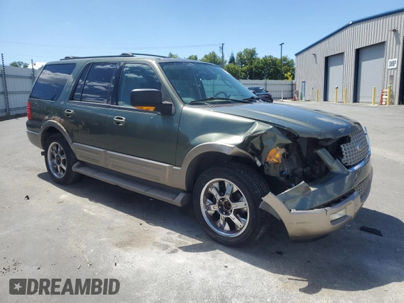2003 Ford Expedition Eddie Bauer with VIN 1FMFU17L23LC45403, listed as a Copart auction lot 56716585 with 226,526 mi miles and Salvage title. Bid and sale history available at DreamBid. Image 4.