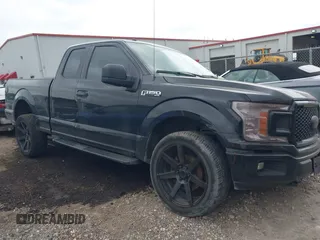 2018 Ford F-150 XL with VIN 1FTEX1EP1JKC22405, listed as a IAAI auction lot 42143837 with 111,597 mi miles and . Bid and sale history available at DreamBid. Image 1.