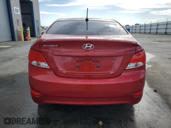 2017 Hyundai Accent Value Edition with VIN KMHCT4AE7HU360176, listed as a Copart auction lot 52005555 with 106,843 mi miles and Clean Title. Bid and sale history available at DreamBid. Image 6.