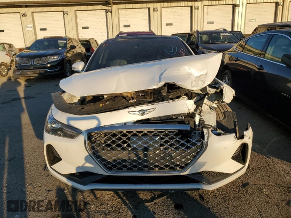 2021 Genesis G70 2.0T with VIN KMTG34LA0MU070275, listed as a Copart auction lot 74700153 with 42,441 mi miles. Bid and sale history available at carsss.com. Image 5.
