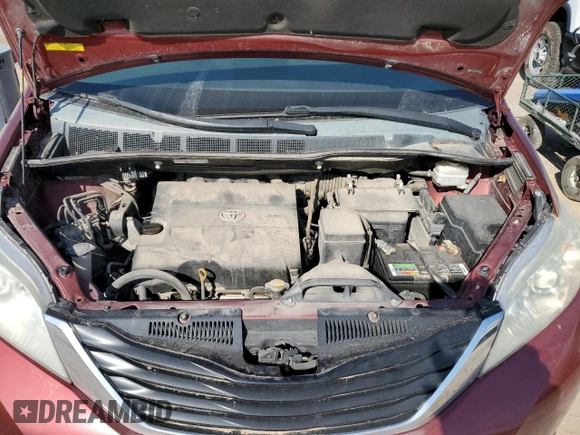 2011 Toyota Sienna LE AAS with VIN 5TDKK3DC3BS034703, listed as a Copart auction lot 52308735 with 189,822 mi miles and Salvage Title. Bid and sale history available at DreamBid. Image 12.
