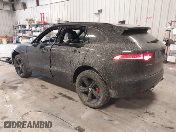 2017 Jaguar F-Pace S with VIN SADCM2BV7HA488752, listed as a IAAI auction lot 41755134 with 46,052 mi miles and . Bid and sale history available at DreamBid. Image 3.