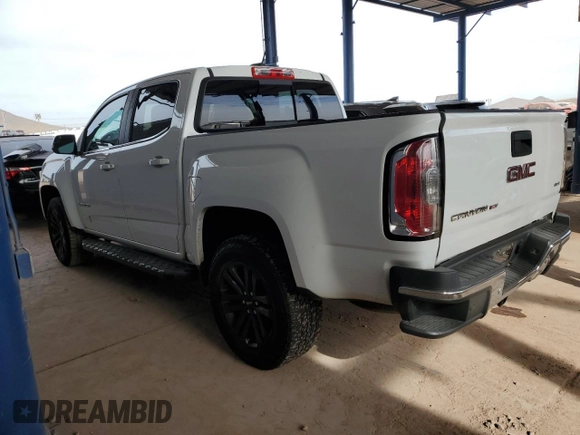 2020 GMC Canyon 2WD SLE with VIN 1GTG5CEN7L1248802, listed as a Copart auction lot 87462644 with 93,032 mi miles and Salvage Title. Bid and sale history available at carsss.com. Image 2.