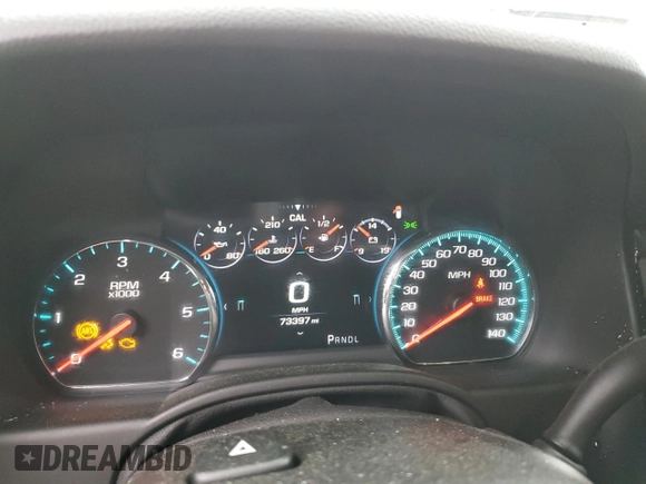 2020 GMC Yukon Denali with VIN 1GKS1CKJ2LR175108, listed as a Copart auction lot 47626985 with 73,397 mi miles and Salvage Title. Bid and sale history available at carsss.com. Image 9.