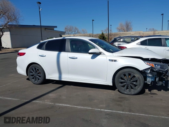 2018 Kia Optima LX with VIN 5XXGT4L37JG266313, listed as a IAAI auction lot 41662782 with Not Provided miles and . Bid and sale history available at carsss.com. Image 14.