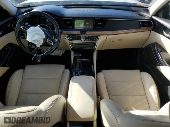 2017 Kia Cadenza Premium with VIN KNALC4J11H5073294, listed as a Copart auction lot 75508654 with 109,066 mi miles and Salvage Title. Bid and sale history available at carsss.com. Image 8.