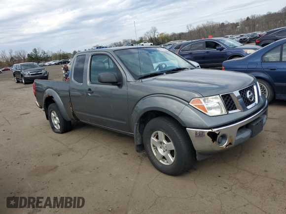 2005 Nissan Frontier SE with VIN 1N6AD06W45C442559, listed as a Copart auction lot 53615895 with 136,822 mi miles and Clean title. Bid and sale history available at DreamBid. Image 4.