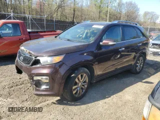 2011 Kia Sorento SX with VIN 5XYKWDA28BG162521, listed as a Copart auction lot 51748945 with Not Provided miles and Salvage Title. Bid and sale history available at carsss.com. Image 1.