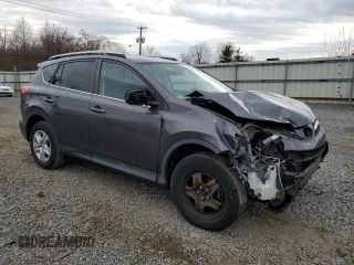 2015 Toyota RAV4 LE with VIN 2T3BFREV9FW393789, listed as a Copart auction lot 50968695 with 135,687 mi miles and Salvage Title. Bid and sale history available at carsss.com. Image 4.
