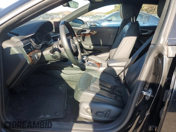 2019 Audi A5 Sportback Premium with VIN WAUANCF55KA008244, listed as a Copart auction lot 78382133 with 84,649 mi miles. Bid and sale history available at carsss.com. Image 7.