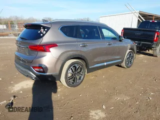 2019 Hyundai Santa Fe Ultimate with VIN 5NMS53AA3KH026730, listed as a IAAI auction lot 41432797 with 23,573 mi miles. Bid and sale history available at carsss.com. Image 4.