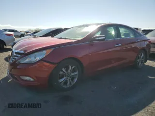 2013 Hyundai Sonata Limited with VIN 5NPEC4AC3DH661091, listed as a Copart auction lot 54233555 with 113,805 mi miles and Salvage title. Bid and sale history available at DreamBid. Image 1.