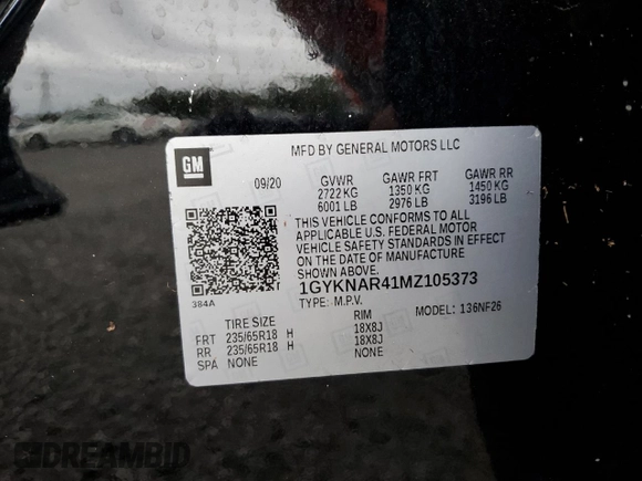 2021 Cadillac XT5 FWD Luxury with VIN 1GYKNAR41MZ105373, listed as a Copart auction lot 74169444 with 0 mi miles and Salvage Title. Bid and sale history available at carsss.com. Image 14.