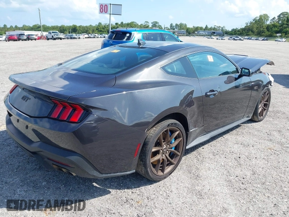 2024 Ford Mustang GT with VIN 1FA6P8CF7R5412314, listed as a IAAI auction lot 42270219 with Not provided miles and . Bid and sale history available at DreamBid. Image 4.