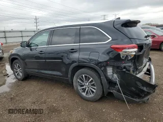 2017 Toyota Highlander XLE with VIN 5TDJZRFH4HS405654, listed as a Copart auction lot 54183985 with 169,416 mi miles and Salvage title. Bid and sale history available at DreamBid. Image 2.