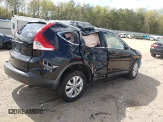 2013 Honda CR-V EX-L with VIN 2HKRM3H70DH515734, listed as a Copart auction lot 53114575 with Not Provided miles and Salvage Title. Bid and sale history available at DreamBid. Image 3.