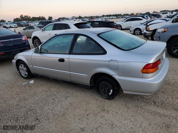 1998 Honda Civic EX with VIN 1HGEJ8148WL016927, listed as a Copart auction lot 74152574 with 130,667 mi miles and Salvage Title. Bid and sale history available at carsss.com. Image 2.