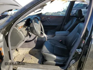 2001 Mercedes-Benz E-Class AWD with VIN WDBJF82JX1X044733, listed as a Copart auction lot 74825034 with 153,046 mi miles and Salvage Title. Bid and sale history available at carsss.com. Image 7.