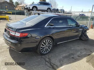 2019 Lincoln Continental Select with VIN 1LN6L9SK4K5606004, listed as a Copart auction lot 48584395 with 110,917 mi miles and Salvage Title. Bid and sale history available at DreamBid. Image 3.