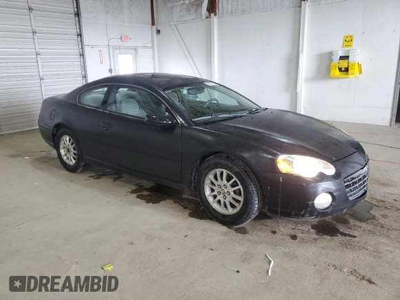 2003 Chrysler Sebring with VIN 4C3AG42G43E185830, listed as a Copart auction lot 55727655 with 183,847 mi miles and Salvage title. Bid and sale history available at DreamBid. Image 4.