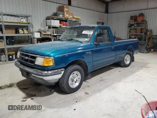 1994 Ford Ranger Splash with VIN 1FTCR10A0RTA97925, listed as a Copart auction lot 44738355 with 149,659 mi miles and Salvage Title. Bid and sale history available at carsss.com. Image 1.
