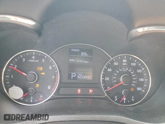 2014 Kia Forte LX with VIN KNAFX4A67E5211915, listed as a Copart auction lot 53937905 with 147,359 mi miles and Salvage Title. Bid and sale history available at DreamBid. Image 9.