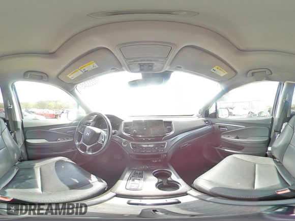 2022 Honda Pilot EX-L with VIN 5FNYF5H54NB014880, listed as a Copart auction lot 50223345 with 34,021 mi miles and Salvage title. Bid and sale history available at DreamBid. Image 13.