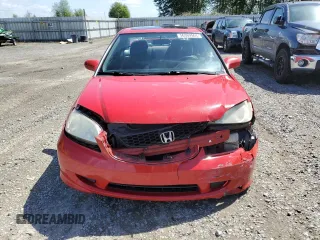 2005 Honda Civic Cpe EX with VIN 1HGEM229X5L017588, listed as a Copart auction lot 56369564 with 145,741 mi miles and Salvage Title. Bid and sale history available at carsss.com. Image 5.