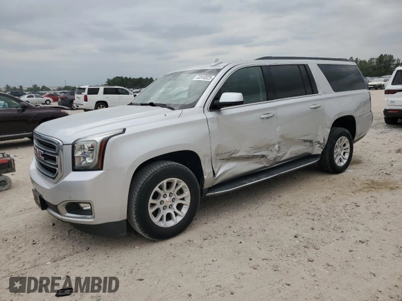 2019 GMC Yukon XL SLT with VIN 1GKS1GKC9KR288660, listed as a Copart auction lot 53510325 with 77,485 mi miles and Salvage Title. Bid and sale history available at carsss.com. Image 1.
