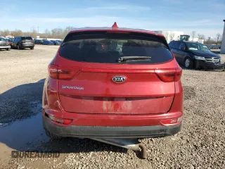 2017 Kia Sportage LX with VIN KNDPMCAC3H7188559, listed as a Copart auction lot 54020655 with 84,488 mi miles and Salvage Title. Bid and sale history available at DreamBid. Image 6.