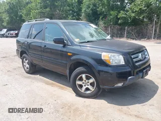 2008 Honda Pilot EX-L z VIN 5FNYF18548B016786, wystawiony jako IAAI lot #42783637 z przebiegiem 104 384 mil mil oraz . Historia ofert i sprzedaży dostępna na DreamBid. Obrazek 1.