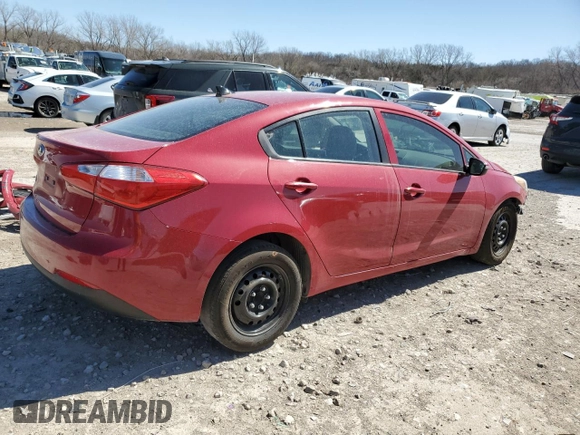 2015 Kia Forte LX with VIN KNAFX4A64F5338090, listed as a Copart auction lot 49138065 with 129,778 mi miles and Salvage Title. Bid and sale history available at carsss.com. Image 3.
