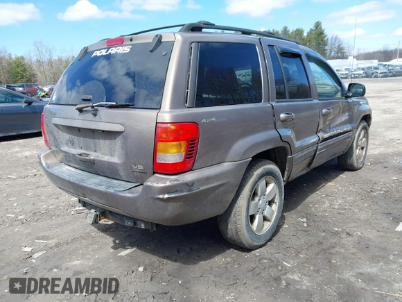 2001 Jeep Grand Cherokee Limited with VIN 1J4GW58N71C587088, listed as a IAAI auction lot 41973901 with 207,075 mi miles. Bid and sale history available at carsss.com. Image 4.