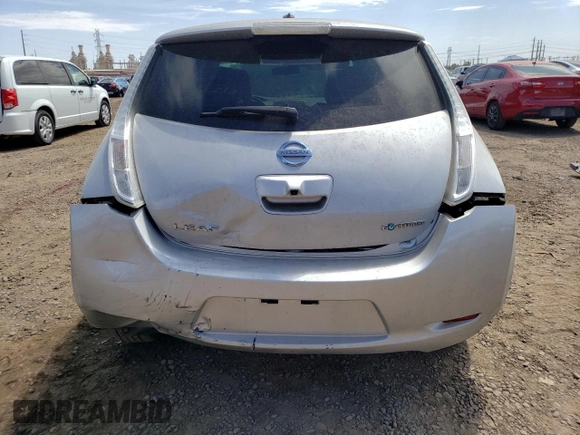 2016 Nissan LEAF S with VIN 1N4AZ0CP6GC311160, listed as a Copart auction lot 63254853 with 59,855 mi miles. Bid and sale history available at carsss.com. Image 6.
