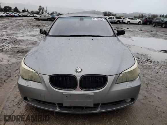 2004 BMW 5 Series 530i with VIN WBANA73514B060427, listed as a Copart auction lot 44209665 with 103,583 mi miles and Salvage Title. Bid and sale history available at DreamBid. Image 5.