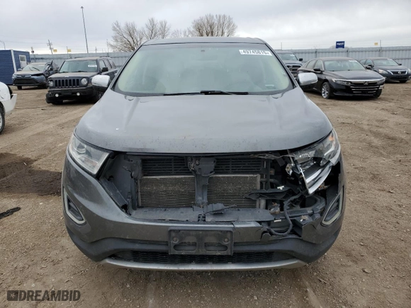 2015 Ford Edge SEL with VIN 2FMTK4J87FBB06516, listed as a Copart auction lot 49745815 with 208,152 mi miles and Salvage Title. Bid and sale history available at carsss.com. Image 5.
