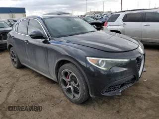 2019 Alfa Romeo Stelvio Ti with VIN ZASPAKBN4K7C42498, listed as a Copart auction lot 43219645 with 102,115 mi miles and Clean title. Bid and sale history available at DreamBid. Image 4.