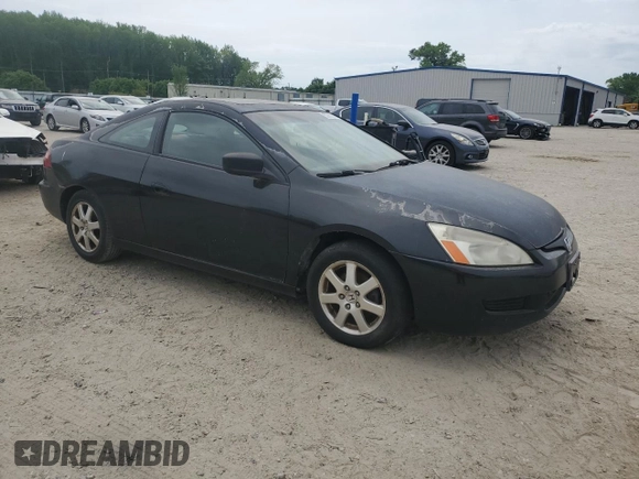 2005 Honda Accord Cpe LX V6 SE with VIN 1HGCM82425A018941, listed as a Copart auction lot 53963025 with 147,565 mi miles and Clean Title. Bid and sale history available at carsss.com. Image 4.