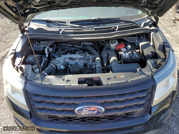 2016 Ford Utility Police Interceptor with VIN 1FM5K8AT6GGB65555, listed as a Copart auction lot 76526434 with 70,976 mi miles and Clean Title. Bid and sale history available at carsss.com. Image 12.