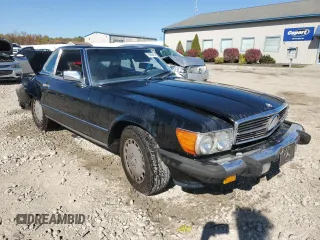 1986 Mercedes-Benz 560 Series 560SL with VIN WDBBA48D9GA049186, listed as a Copart auction lot 76962434 with 93,967 mi miles and Non Repairable. Bid and sale history available at carsss.com. Image 4.