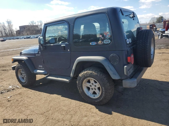 2004 Jeep Wrangler Sport with VIN 1J4FA49S64P755860, listed as a Copart auction lot 46812015 with 221,973 mi miles and Clean Title. Bid and sale history available at carsss.com. Image 2.