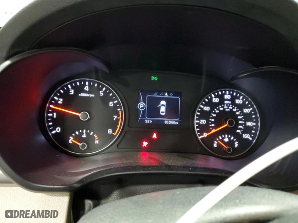 2018 Kia Optima S with VIN 5XXGT4L38JG259127, listed as a Copart auction lot 48618735 with 81,044 mi miles and Salvage Title. Bid and sale history available at carsss.com. Image 9.