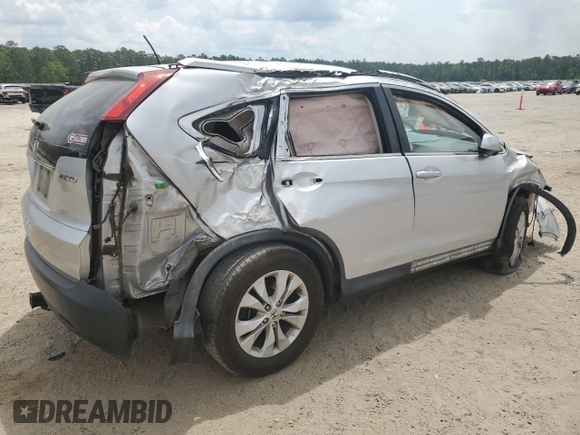 2013 Honda CR-V EX-L z VIN 2HKRM4H73DH636893, wystawiony jako Copart lot #53914925 z przebiegiem Nie podano mil oraz Szkoda całkowita • Salvage title. Historia ofert i sprzedaży dostępna na DreamBid. Obrazek 3.